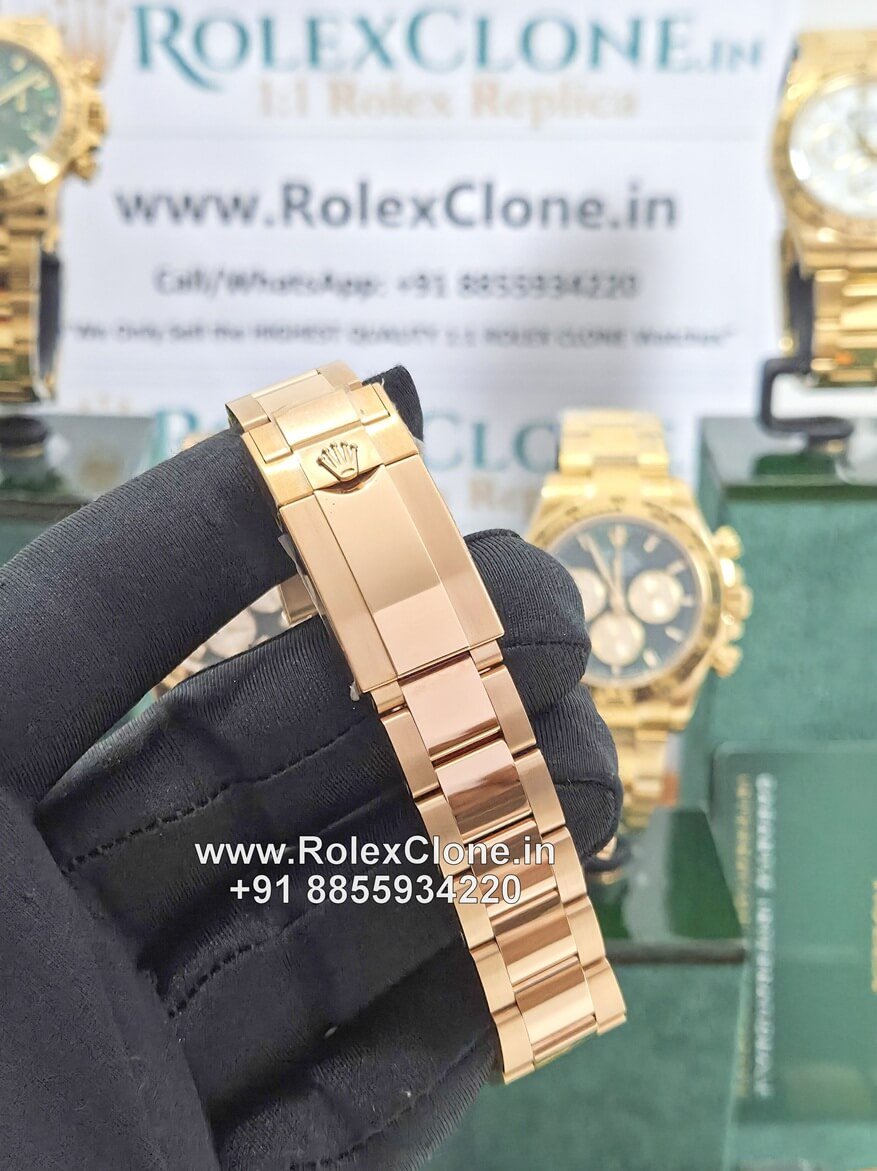Rolex daytona rose gold replica watches india