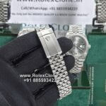 rolex datejust grey dial clone