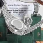 rolex datejust rhodium dial clone