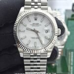 rolex datejust white dial