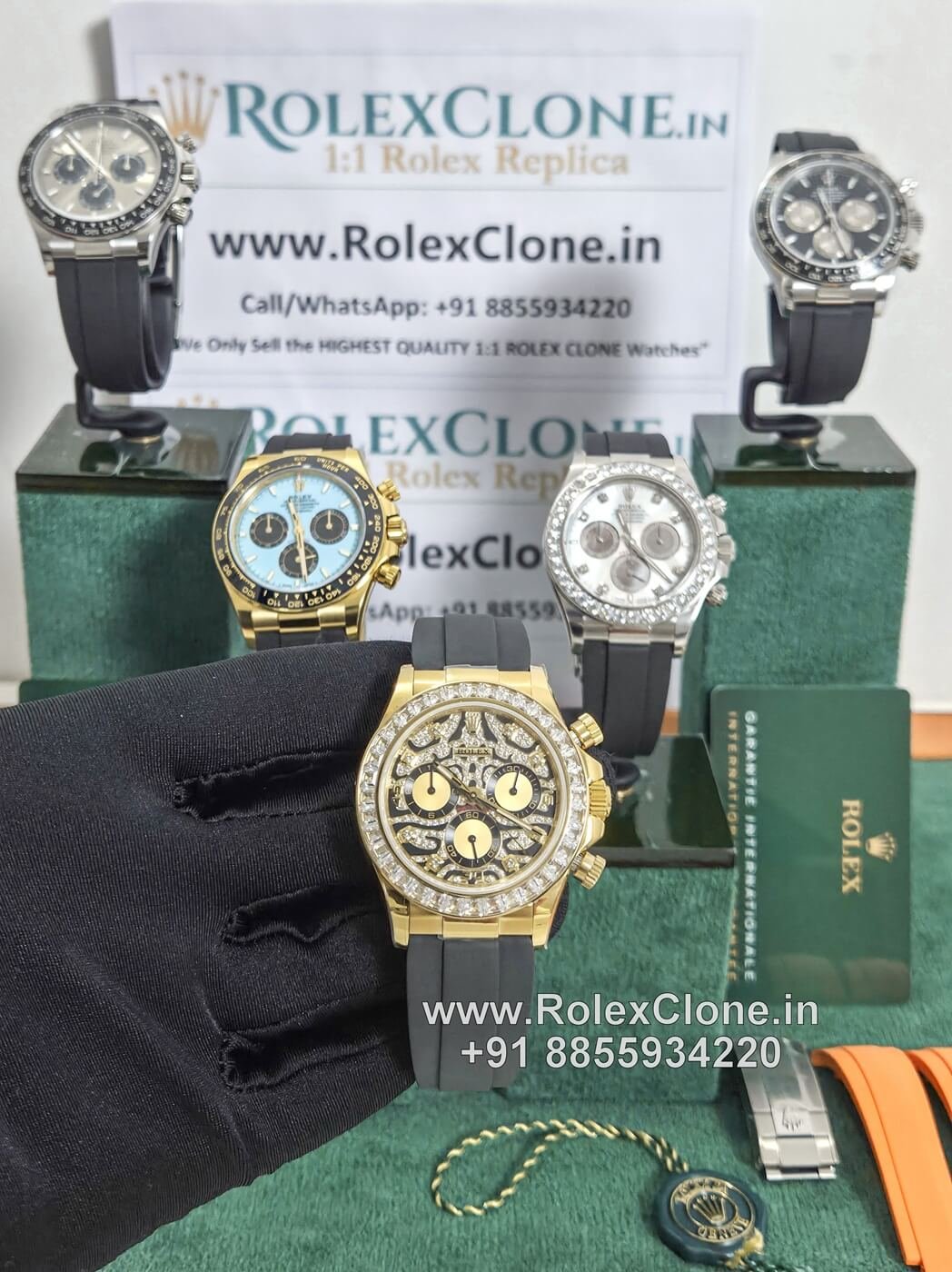 rolex daytona eye of tiger clone