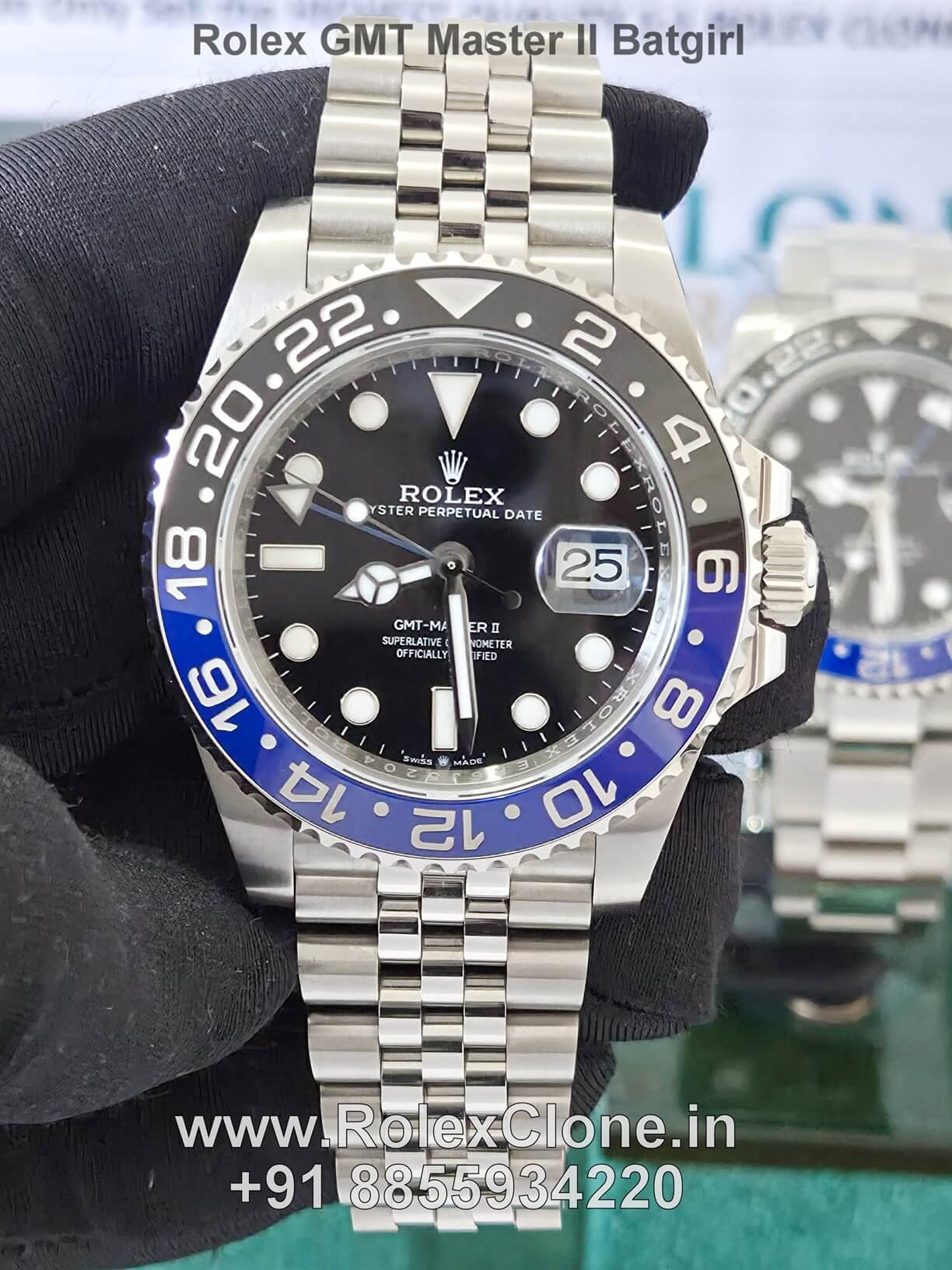 rolex gmt master 2 batgirl