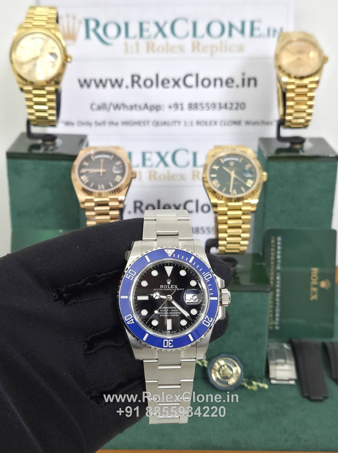rolex submariner blue