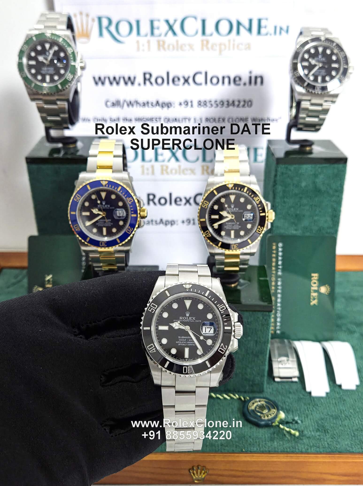 rolex submariner date superclone
