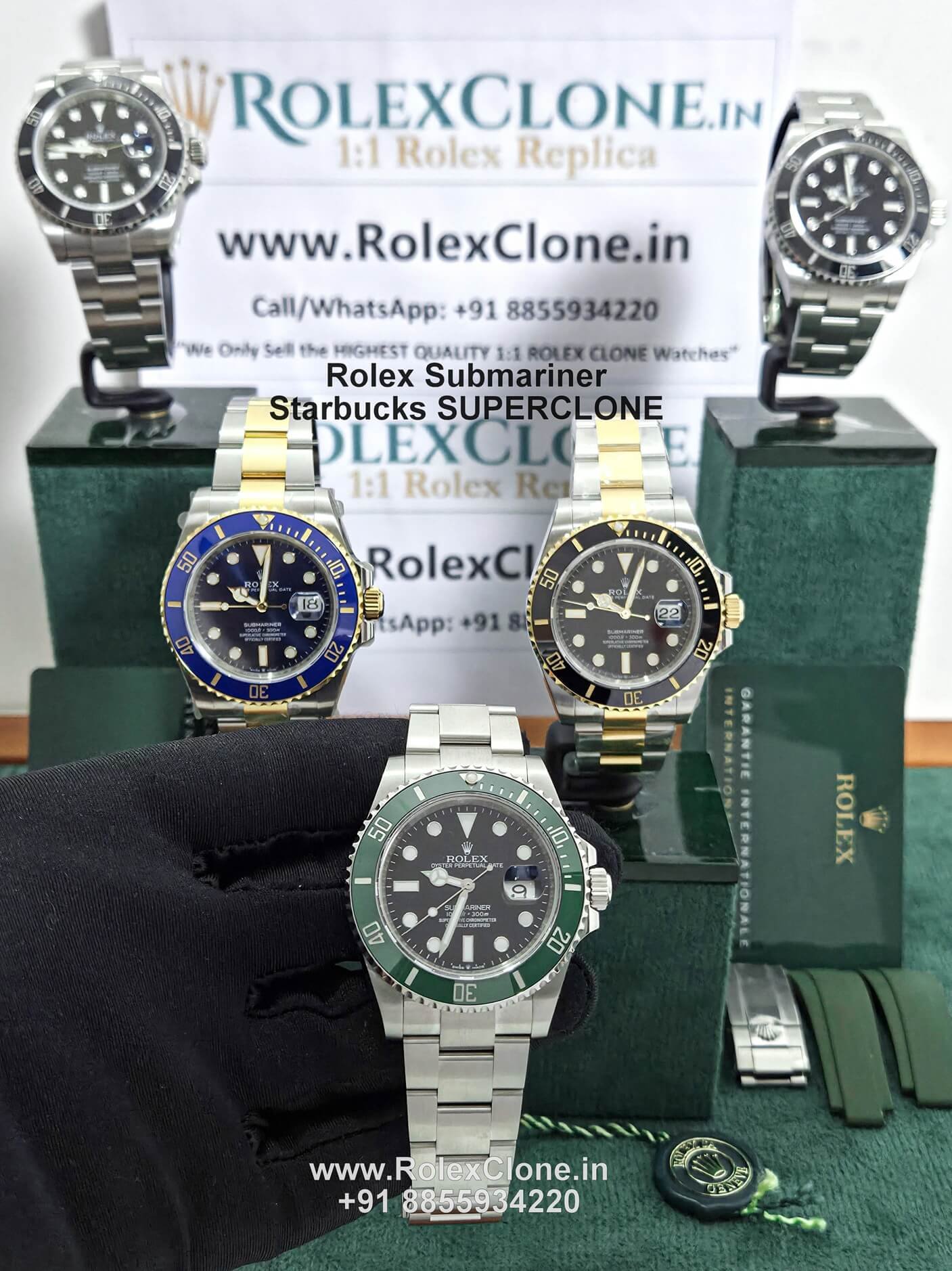 rolex submariner starbucks clone
