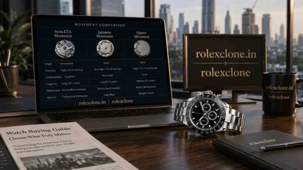 Rolex Daytona Swiss ETA Movement