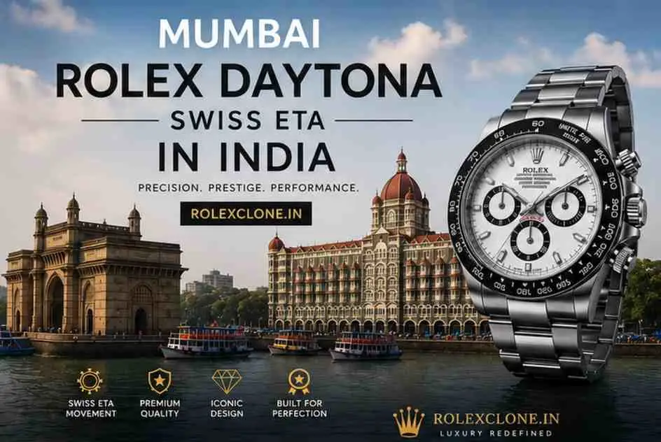 Rolex Daytona Swiss ETA in Mumbai – Premium Luxury Timepieces at RolexClone