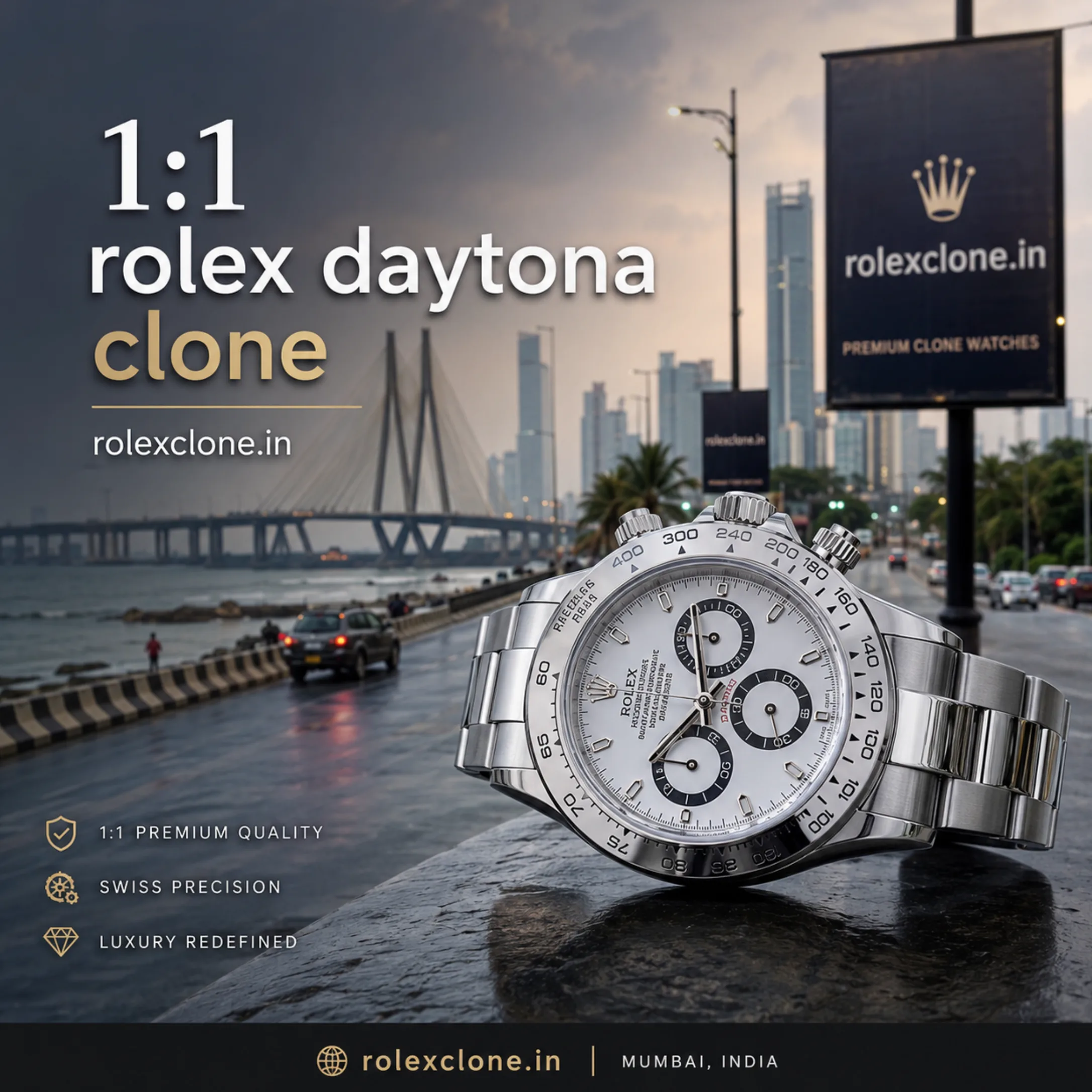 1:1 rolex daytona clone