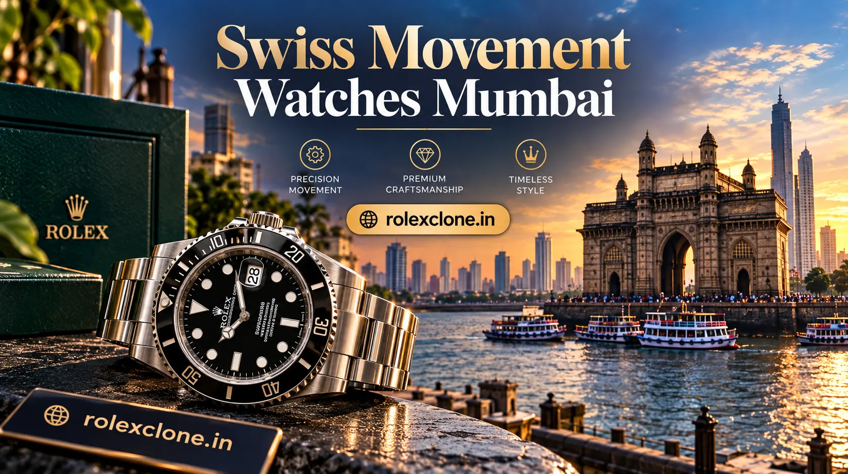 Swiss Movement Watches Mumbai – Explore Precision, Style and Premium Watch Choices