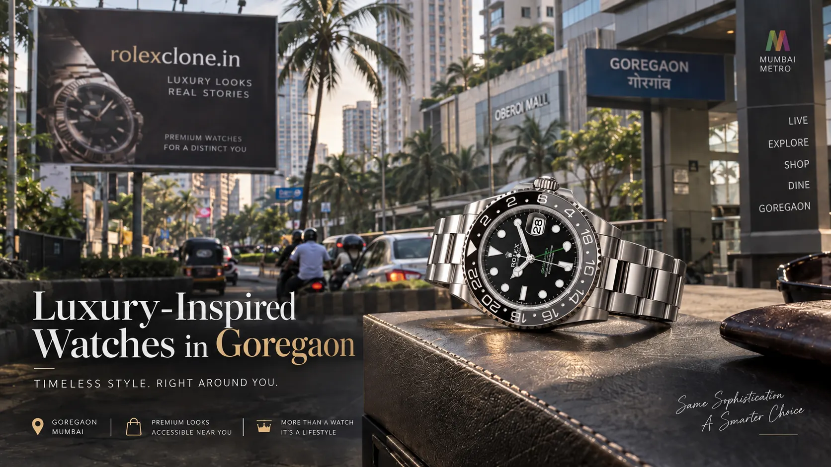 Luxury-Inspired Watches in Goregaon – Premium Style for Mumbai Watch Lovers