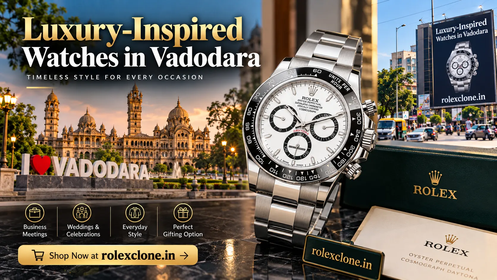 Luxury-Inspired Watches in Vadodara: Premium Style for Modern Watch Lovers